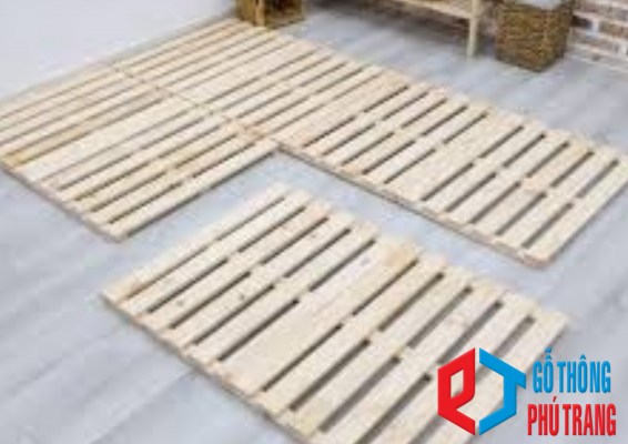 gỗ pallet làm giường