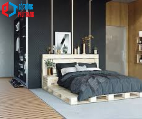 phòng ngủ pallet