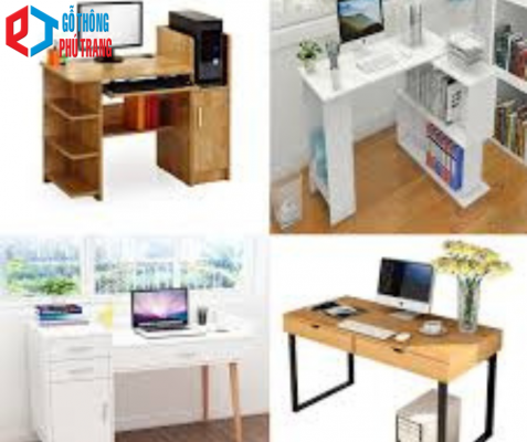 bàn máy tính gỗ thông