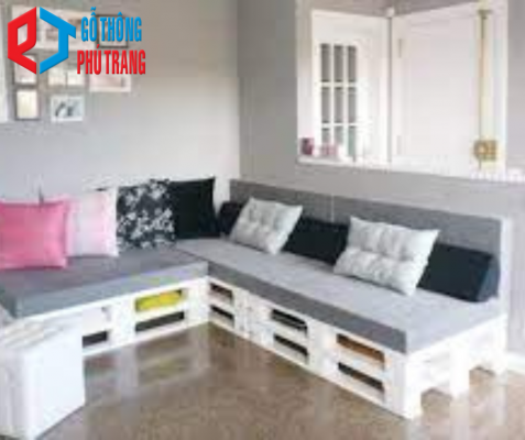 cách làm sofa bằng gỗ pallet