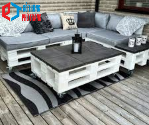 cách làm sofa bằng gỗ pallet