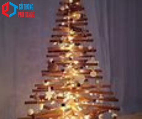 cây thông noel bằng gỗ