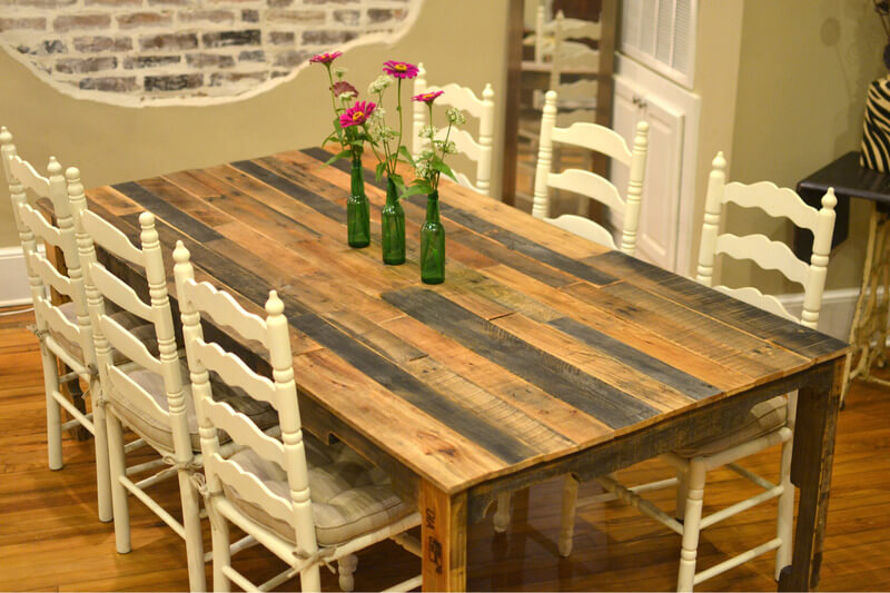 Bàn ghế pallet gỗ