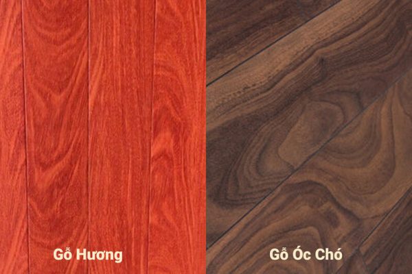 so sánh gỗ óc chó và gỗ hương