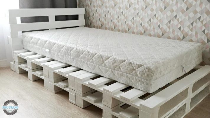Giường pallet gỗ thanh lý
