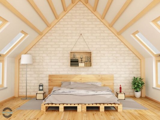 giường ngủ gỗ pallet